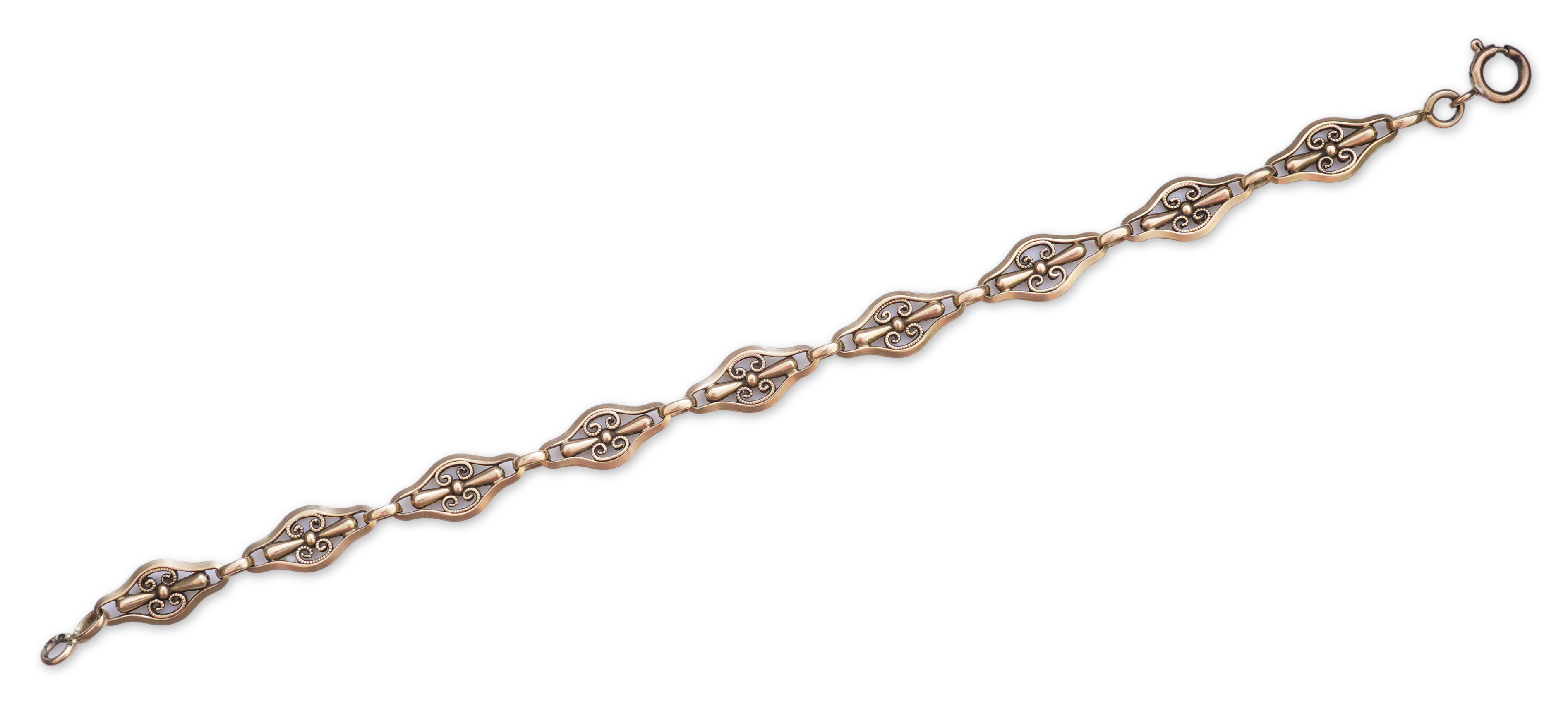 A gold bracelet, France, early 20th century